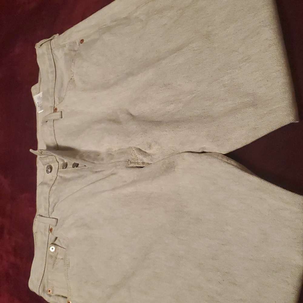 501 Men Gray Levi Jeans
